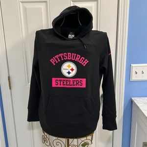 Black and pink Nike Pittsburgh Steelers Hoodie